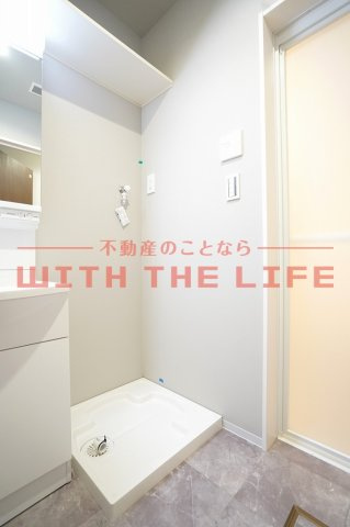 K-ideal久留米Ⅲ【キャッシュバック対象物件】の洗面所|脱衣スペースもあります