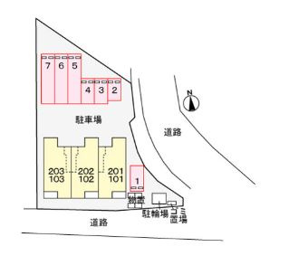 【区画図】 | ロワゾ倉吉