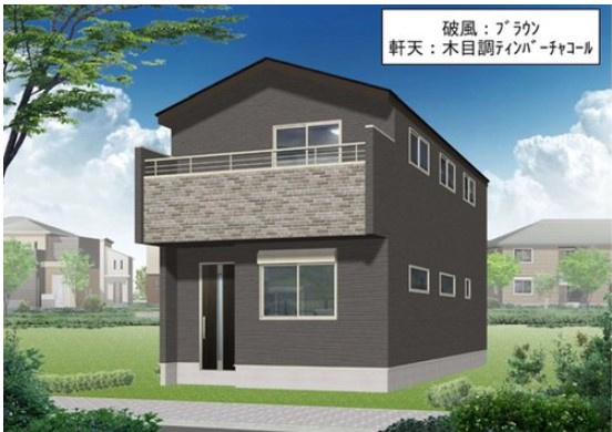 JR明石駅まで徒歩15分・幹太くん標準装備　明石市港町　1号棟の外観パース