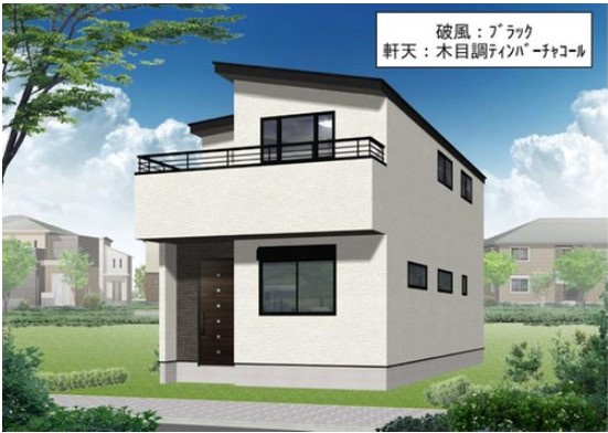 JR明石駅徒歩15分・幹太くん標準装備　明石市港町　2号地の外観パース