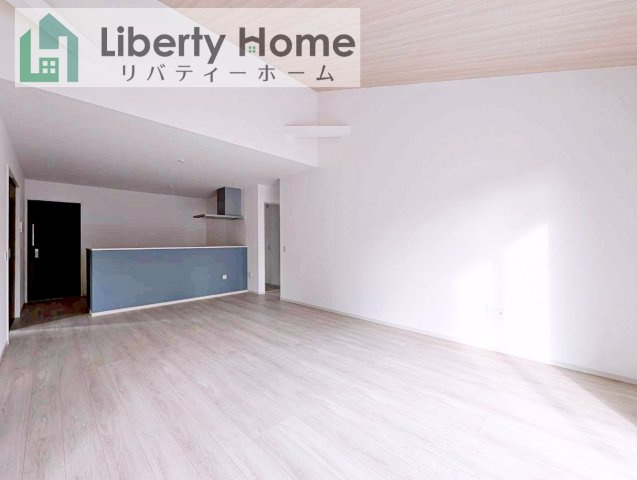 常総市豊岡町3期　新築戸建　1号棟の居間・リビング