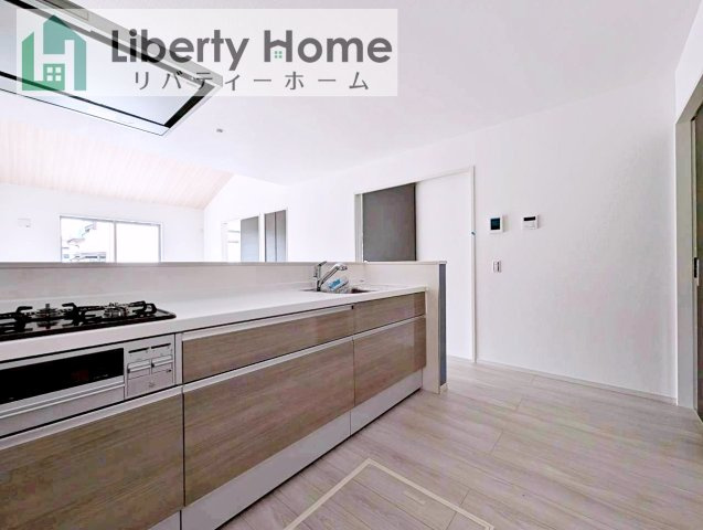 常総市豊岡町3期　新築戸建　1号棟のキッチン