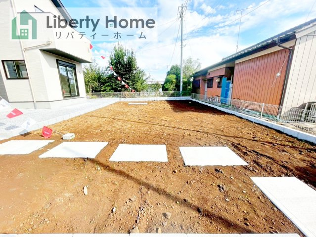 常総市豊岡町3期　新築戸建　2号棟の庭