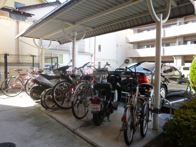 倉敷市老松町３丁目の賃貸マンションのその他共用部分|駐輪場