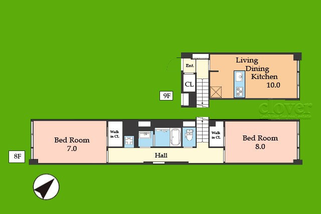 【間取り】 | 池袋住宅（サトミビル） | 物件のお問い合わせは、 ０１２０－７００－９６８までお気軽にどうぞ！