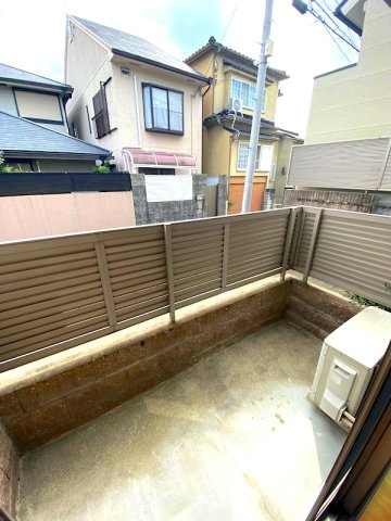 メゾンかしの木のバルコニー|陽当たり良好なバルコニーです