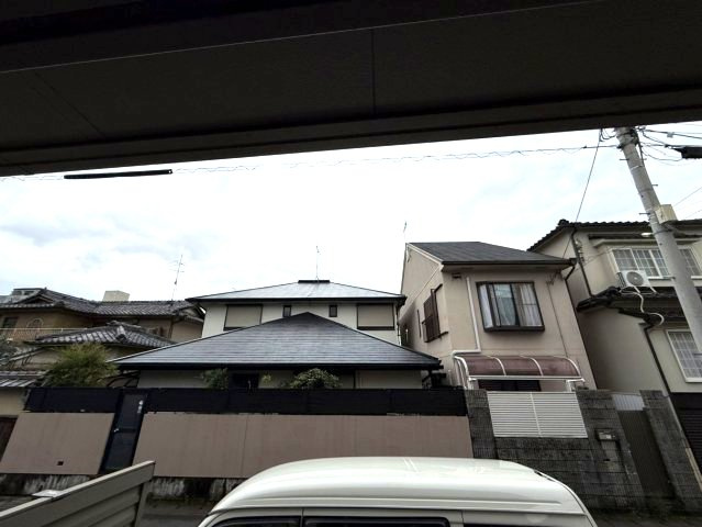 メゾンかしの木の展望|バルコニーからの景色です