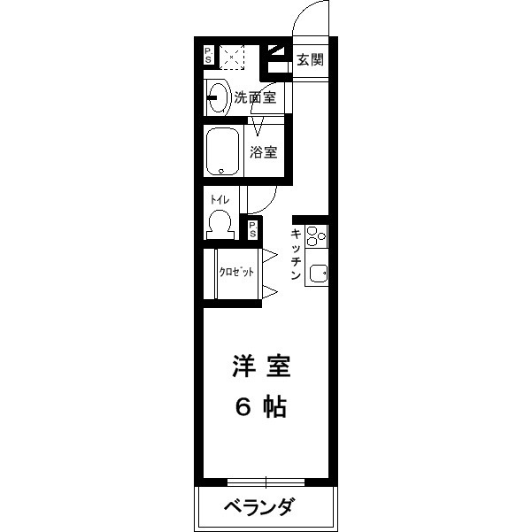 メゾンかしの木の間取り
