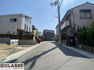 【前面道路含む現地写真】 | 城陽市寺田垣内後　売土地　建築条件無し