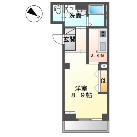 ソレイユ清元の間取り