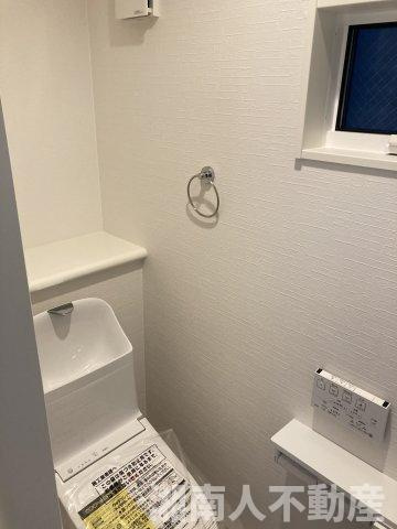 藤沢・石川5丁目　全３棟　A号棟のトイレ|トイレも気になるポイント