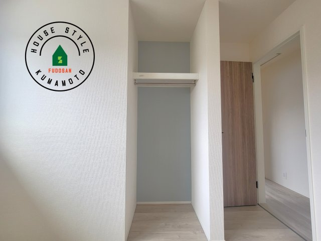 熊本市東区尾ノ上3丁目第1-3棟（2号棟）の収納|収納には困りません。