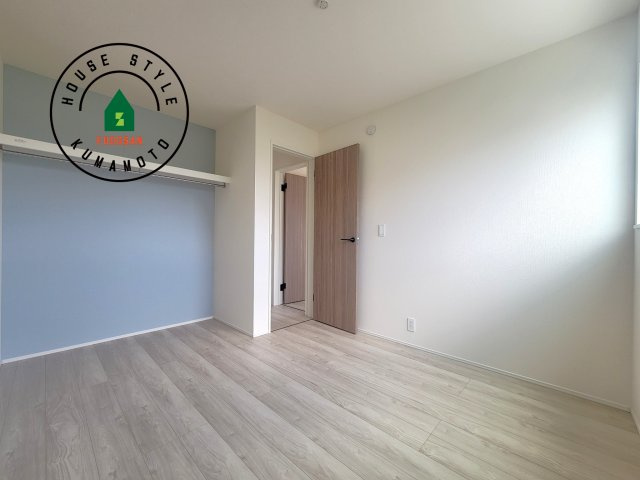 熊本市東区尾ノ上3丁目第1-3棟（2号棟）の和室|将来的に、琉球畳を引きまして和室風にすることも可能です。