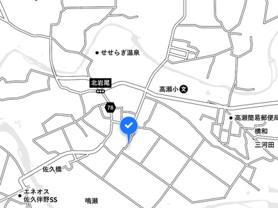 【地図】 | 佐久市鳴瀬中古住宅