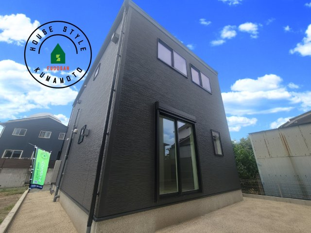 熊本市北区麻生田5丁目第1-2棟（2号棟）の外観|デザイン性のある外観です。