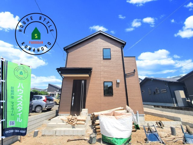 熊本市東区秋津1丁目第1-3棟（1号棟）の外観|デザイン性のある外観です。