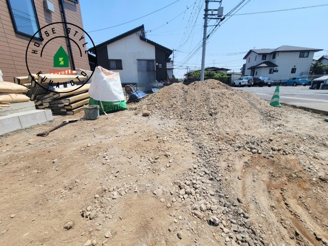 熊本市東区秋津1丁目第1-3棟（1号棟）の庭|お庭で自由な時間を過ごせます。