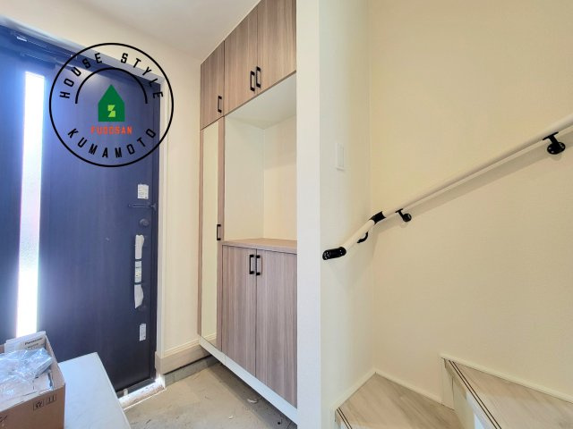 熊本市東区秋津1丁目第1-3棟（1号棟）の防犯設備|二重ロックでしっかり防犯対策ができます。