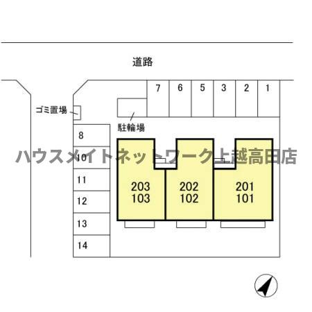 コート・ボヌールの区画図|配置図