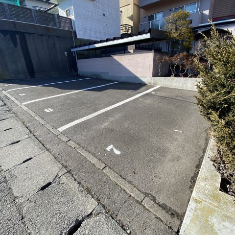 ベイシティの駐車場