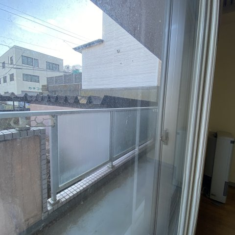 ベイシティのバルコニー