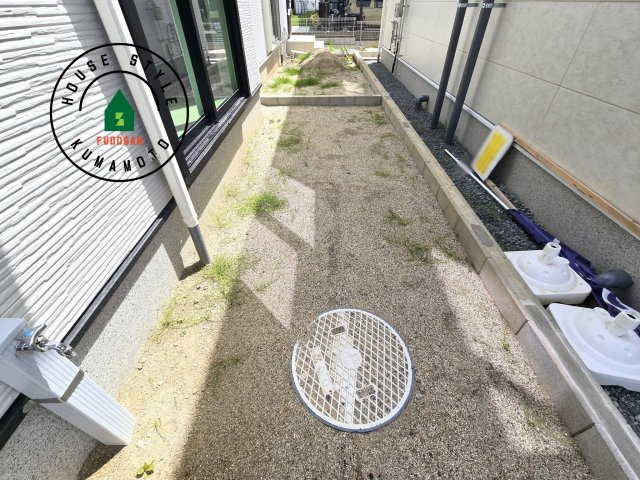 熊本市南区御幸笛田1丁目第2-3棟（1号棟）の庭|お庭で自由な時間を過ごせます。