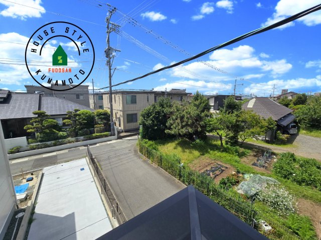 熊本市南区御幸笛田1丁目第2-3棟（1号棟）の展望|窓から緑が見える物件も魅力的です。