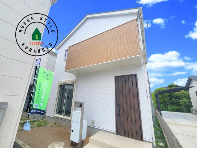 熊本市南区御幸笛田1丁目第2-3棟（3号棟）の外観|デザイン性のある外観です。