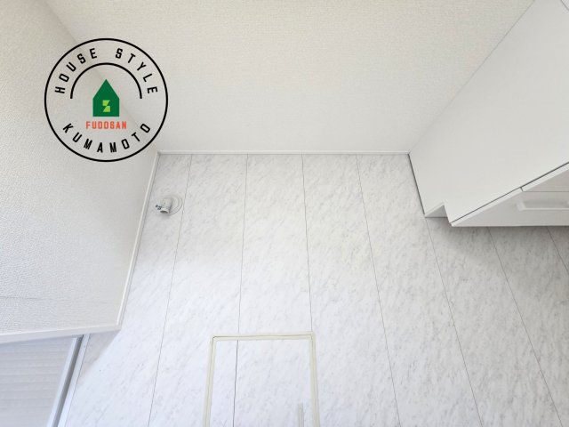 熊本市南区御幸笛田1丁目第2-3棟（3号棟）のランドリースペース|ランドリースペースとなります。広々して有効的にご使用できます。 