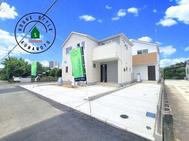 熊本市南区御幸笛田1丁目第2-3棟（3号棟）の前面道路含む現地写真|見学の時間などお気軽にお問い合わせ下さい。