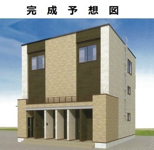 西原９丁目アパートの外観|外観は落ち着いています