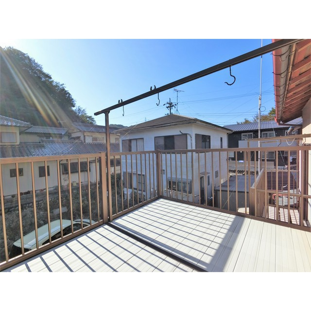 岐阜市岩崎の一戸建てのバルコニー