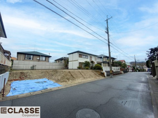 【前面道路含む現地写真】 | 宇治市琵琶台3丁目　売土地　建築条件付き