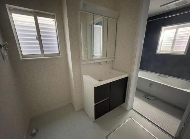 小田原市国府津オーシャンビュー戸建の独立洗面台