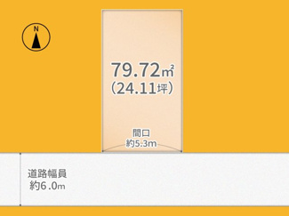 【土地図】 | 城陽市富野西垣内　売土地　建築条件付き