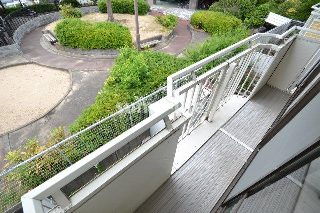 エクセル武庫川Ⅱのバルコニー