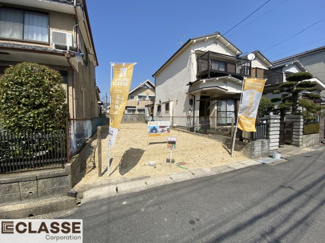 【前面道路含む現地写真】 | 城陽市富野西垣内　売土地　建築条件無し