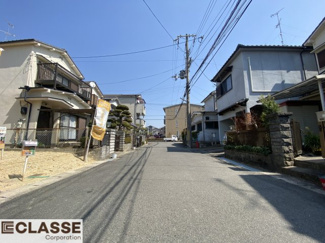 【前面道路含む現地写真】 | 城陽市富野西垣内　売土地　建築条件無し