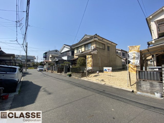 【前面道路含む現地写真】 | 城陽市富野西垣内　売土地　建築条件無し