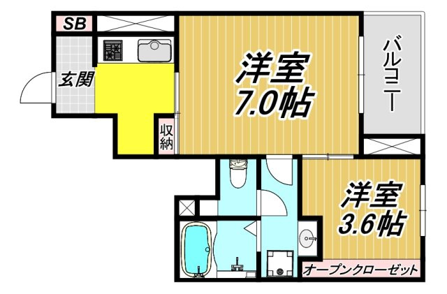 インプレスの間取り