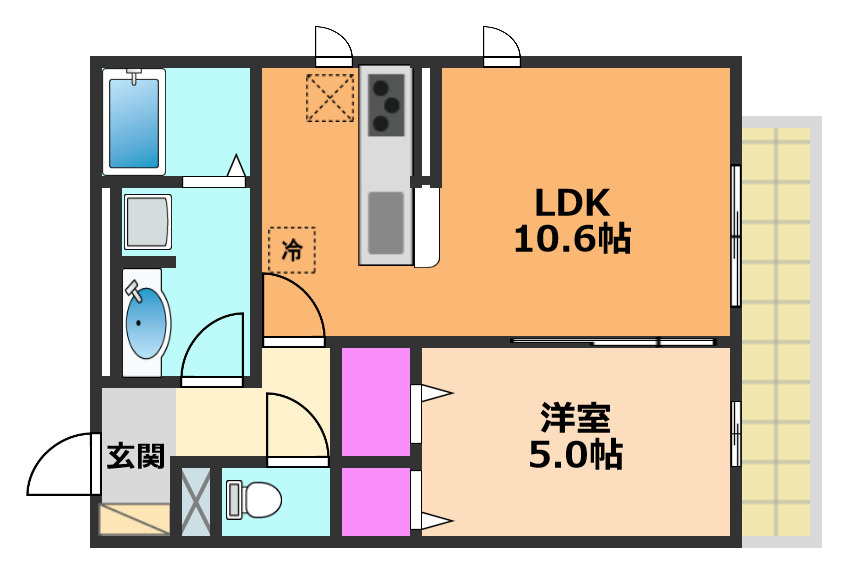 Stationsidecourtの間取り