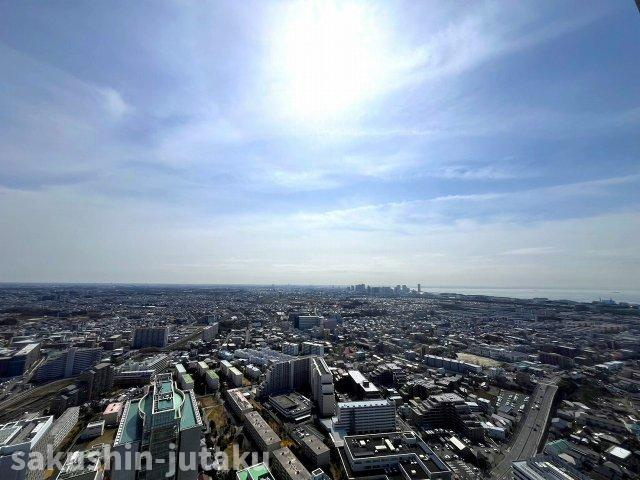 津田沼ザ・タワー高層階の展望|朝日はとても美しく幕張の花火大会がバルコニーから楽しめます！
