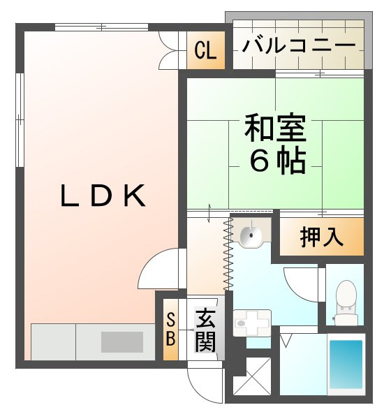 サンシャイン小林の間取り