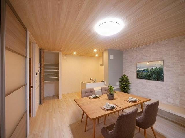 グレース北市の居間・リビング|CGで家具等を配置したもので家具等は含まれません