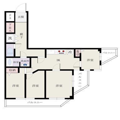 【間取り】 | ストーク大山