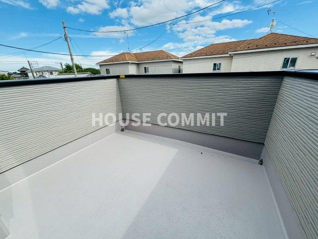 成田市並木町３期　１号棟のバルコニー