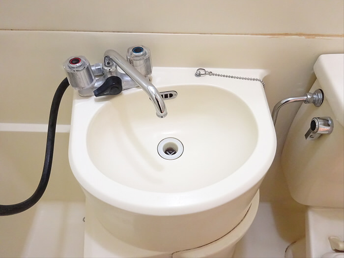 ダジュール松原の洗面所