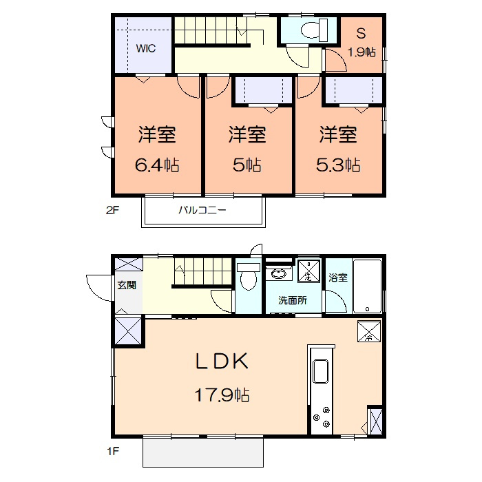 ルミナスⅠの間取り