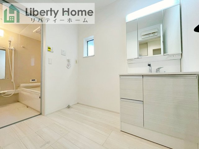 取手市台宿２丁目24-1期　新築戸建　1号棟の独立洗面台