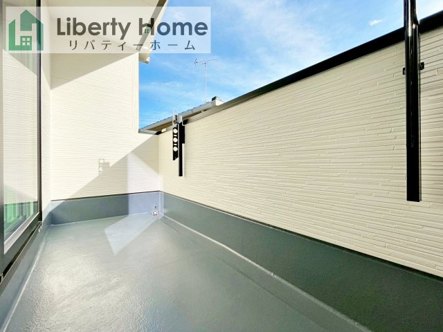 取手市台宿２丁目24-1期　新築戸建　1号棟のバルコニー